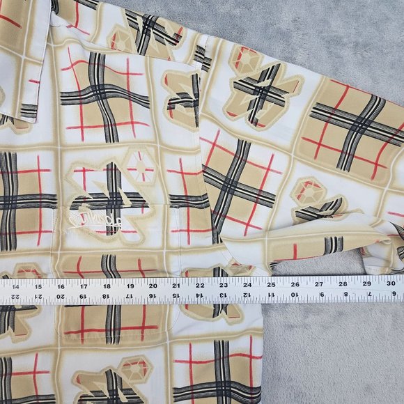 VTG Southpole Shirt Men's Large Nova Check Plaid Style Button Up Hip Hop Retro - Picture 4 of 10